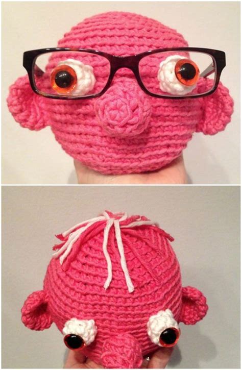 Crochet Eyeglasses Holder Pattern Ideas The Whoot Crochet Eyeglass Holder Crochet Scarf