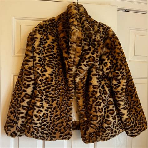 Anthropologie Jackets And Coats Cheetah Fur Coat By Anthropologie