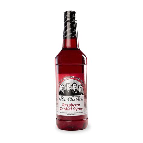 Raspberry Syrup Red Fee Brothers