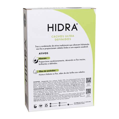 Kit Shampoo E Condicionador Hidra Cachos Ultra Definidos Salon Line 300ml Sacolã