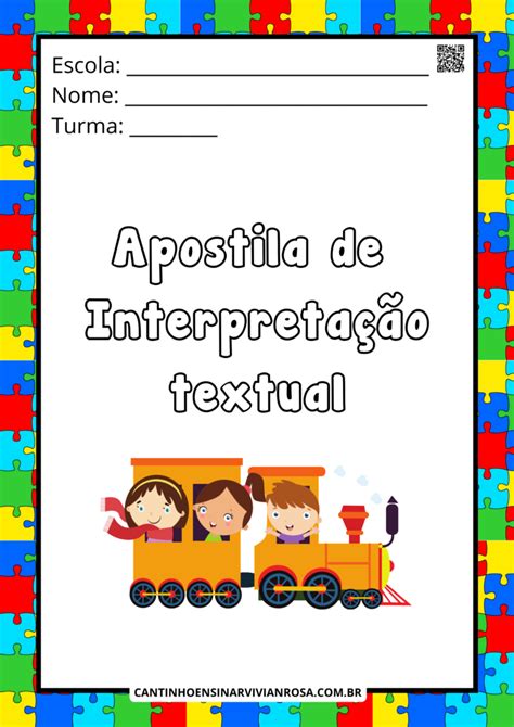 Apostila Leitura E Interpreta O De Textos Simples Cantinho Ensinar