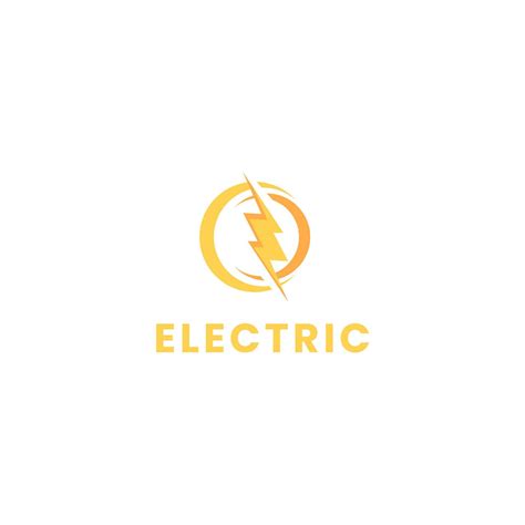 electric logo design vector illustration isolated background