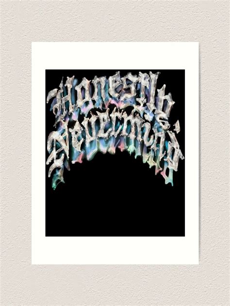 "Drake - Honestly, Nevermind (album cover logo)" Art Print for Sale by ...