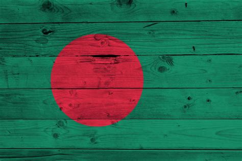 Bangladeshi Flag With Texture Stock Photo At Vecteezy