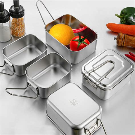 Ztoonmas Stainless Steel Student Adult Bento Box 2 Layer Insulation