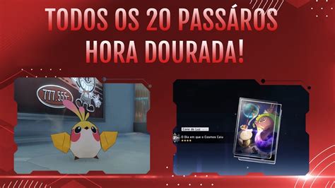 Cone Gratis Todos Os Passaros Do Mapa Hora Dourada Em Penacony