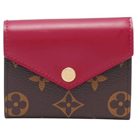 Louis Vuitton Fuchsia Monogram Canvas And Leather Zoe Wallet At 1stdibs Louis Vuitton Zoe