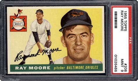 1955 Topps Ray Moore Psa Cardfacts®