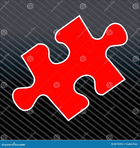 Jigsaw Puzzle Piece Stock Vector Illustration Of Graphic