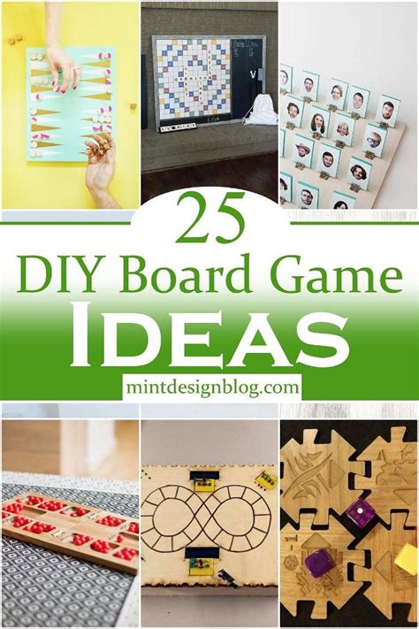 25 Diy Board Game Ideas For Fun Mint Design Blog