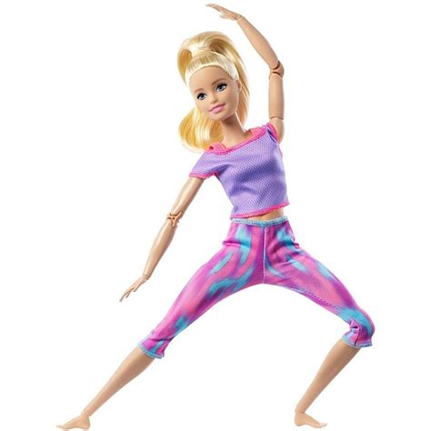 Buy Barbie Made To Move Doll Blonde GXF Free Shipping