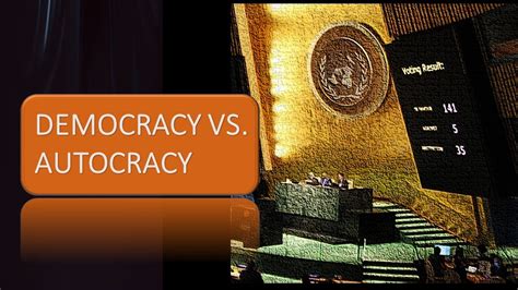 Democracy Vs Autocracy Youtube