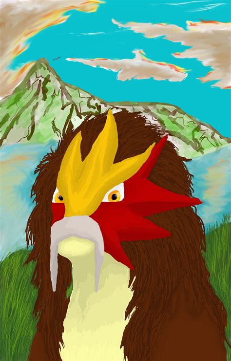 Entei by Howlingwolf246 on DeviantArt