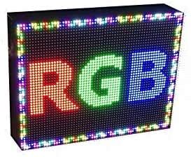 Letrero luminoso LED programable RGB Cartel luminoso Rótulo electrónico