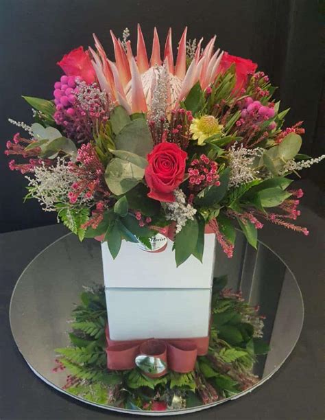 Seasonal Flowers In A Box Burgess Florist Durban