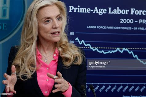 National Economic Council Director Lael Brainard Talks To Reporters