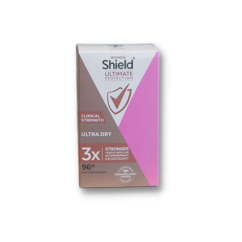 Shield Women Ultra Dry Antiperspirant Roll On Deodorant 96 Hour 45ml