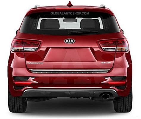 Kia Sorento Rear Chrome Trunk Lid Trim Chrome Tailgate Trim