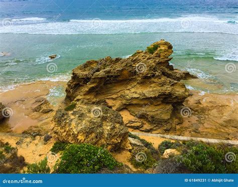 Point Lonsdale stock image. Image of coast, clouds, grass - 61849231