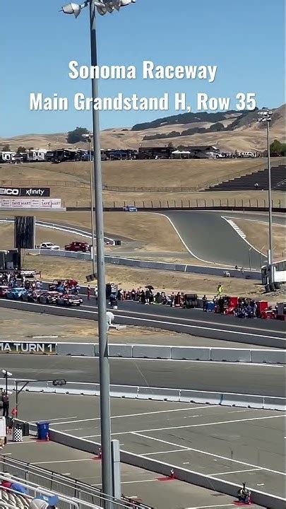 Sonoma Raceway Viewing Perspectives Main Grandstand H Row 35 Shorts