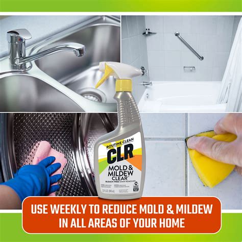 Buy Clr Mold And Mildew Clear Stain Remover Bleach Free Foam Spray