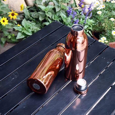 Jual Orinoco Botol Tumbler RH 100 Thermos Electro Coating Rosegold Copper 500ML Hot Cold