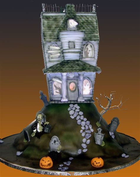 Haunted House Cake Haunted House Cake This Was A Very Interesting