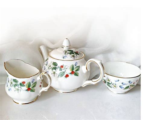 Vintage Duchess Tea Set Duchess Strawberry Fields Teapot Etsy Uk