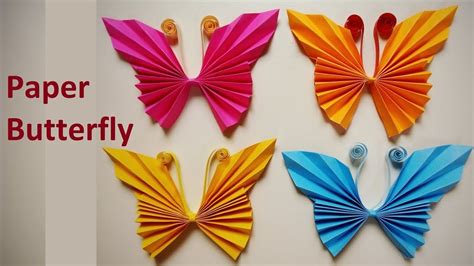 Paper Butterfly How To Make Beautiful Paper Butterflies Diy