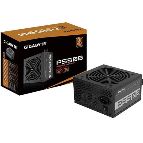 Fuente De Poder PC Gamer 550W GIGABYTE 80 Plus Bronze GP P550B