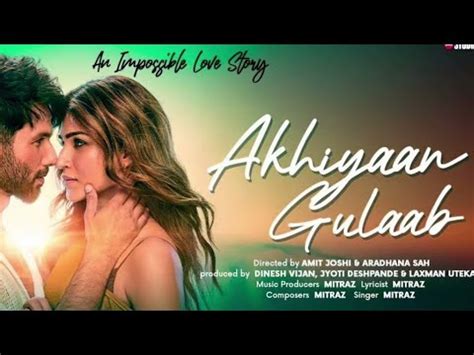 Akhiyaan Gulaab Dj Remix Youtube