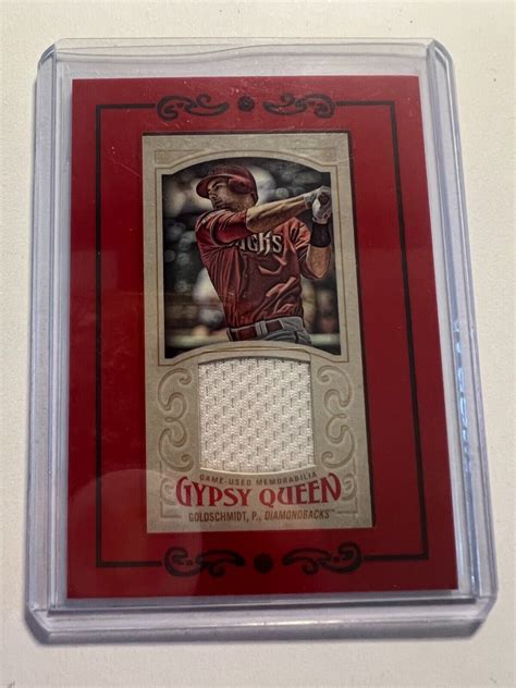 K13 844 2016 Topps Gypsy Queen Mini Relics GMRPG Paul Goldschmidt