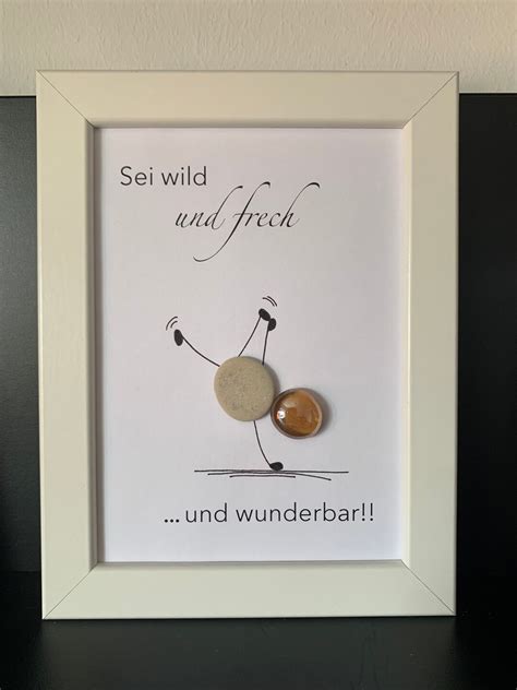 Steinbild Leben Danke Kind Kieselkunst Meeresglas Geschenk Bilder