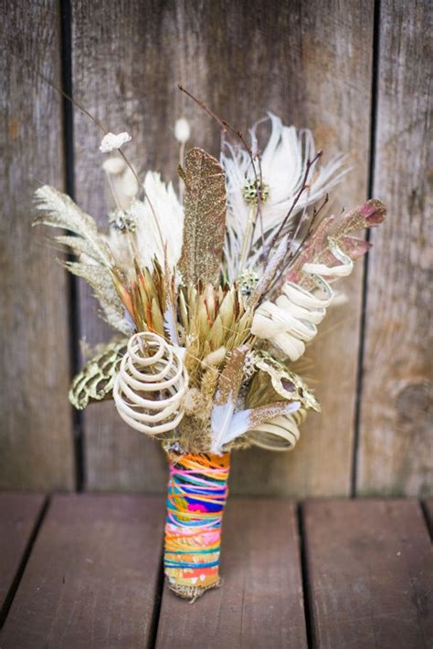 25 Chic Bohemian Wedding Bouquets Deer Pearl Flowers