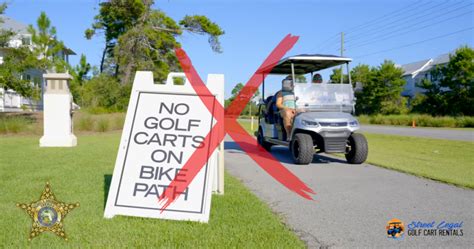 Street Legal Golf Carts Can They Be Driven On Sidewalks Or Bike Paths