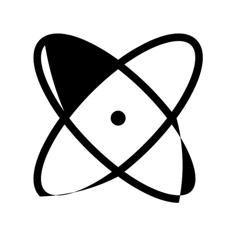 Atom Thin Vector SVG Icon SVG Repo