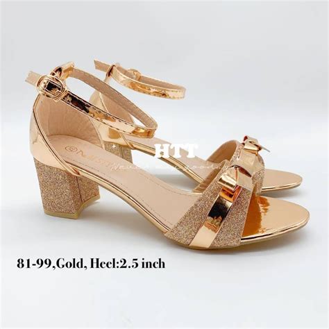 Women Ankle Strap Open Toe Block Heel Sandals Korean Style High Heels