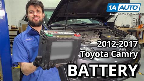 How to Replace Battery 2012-2017 Toyota Camry - YouTube