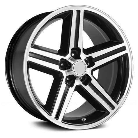 Performance Replicas Wheels Gloss Black With Machined Face Rims