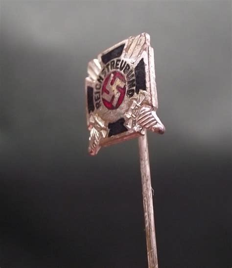 Crow Valley Militaria WW2 German Stick Pin Reichstreubund Membership