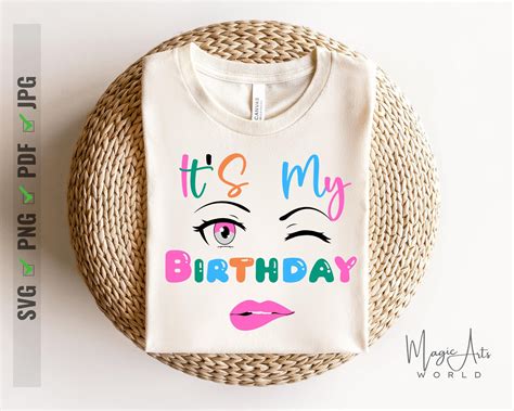 Its Its My Birthday Svg Lips Kiss Svg Cut File Cricut Commercial