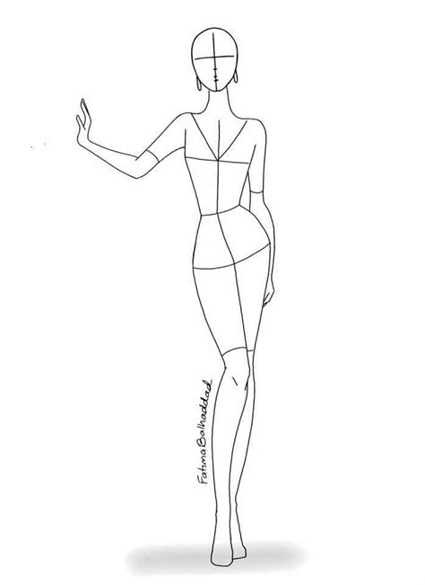 Female Body Sketch For Fashion Design The Fashion Plate Boditewasuch