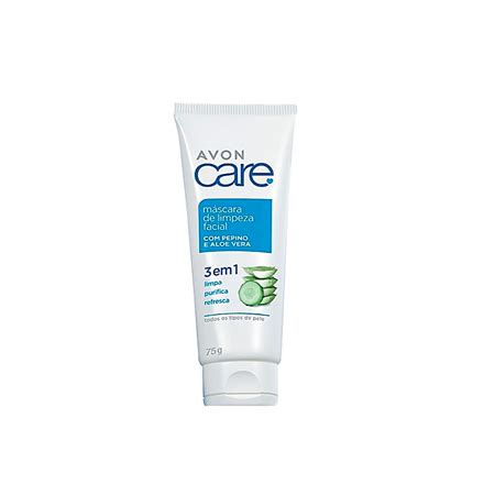 M Scara De Limpeza Facial Avon Care Pepino E Aloe Vera Em G