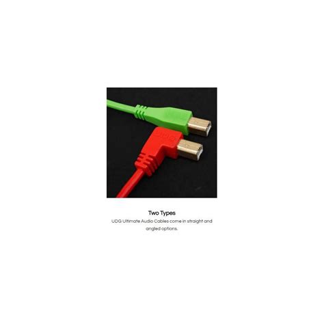 UDG U95006GR ULTIMATE AUDIO CABLE USB 2 0 A B GREEN ANGLED 3M