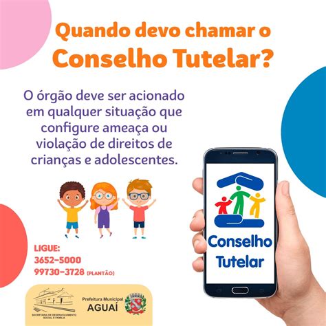 Conselho Tutelar Contatos Prefeitura Municipal de Aguaí