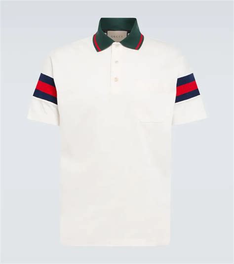 Gucci Cotton Jersey Polo Shirt Luxdiscount