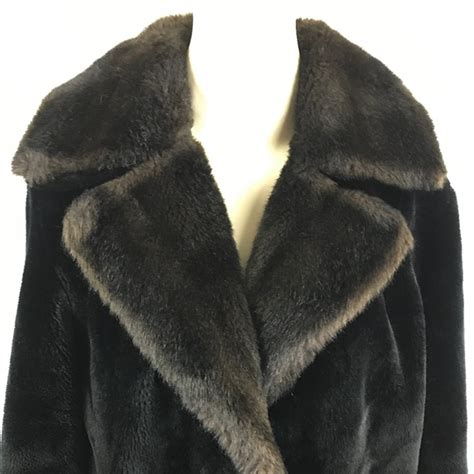 Vintage Jackets Coats S Borgazia Faux Fur Coat Poshmark