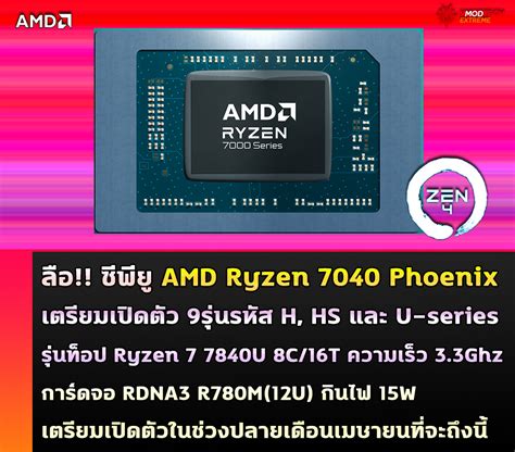 Welcome to Vmodtech ลอ ซพย AMD Ryzen 7040 Phoenix เตรยม