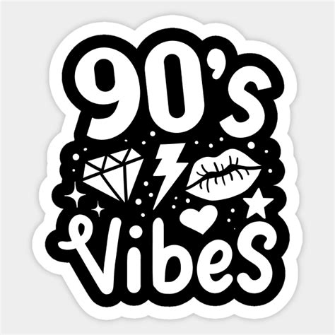 90s 90s 90s Sticker Teepublic