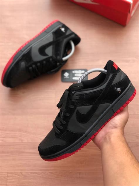 Nike Sb Dunk Low Preto Vermelho